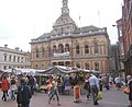 Ipswich eski şehir konağı ve pazar