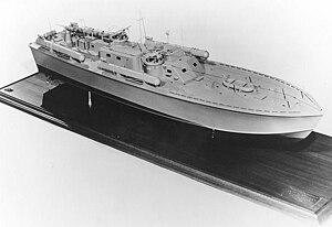 Официальная модель ВМС США (отсутствует 37-миллиметровая пушка, установленная позднее)