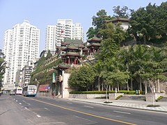 A roadside Buddhist temple in Siming, Xiamen