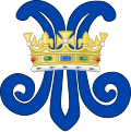 Il monogramma personale della regina Maria.