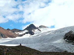 Silvrettagletscher von Westen im September 2008