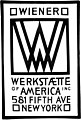 Logo newyorské pobočky Wiener Werkstätte