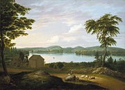 Алан Фишер. «Поселение Спрингфилд у реки Коннектикут», 1819