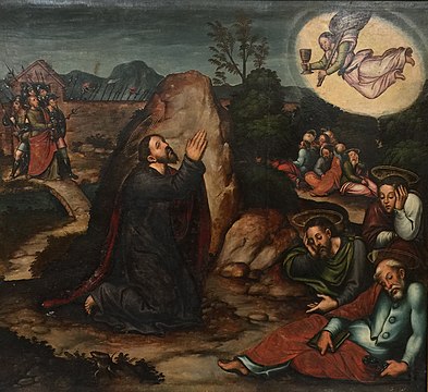 Jésus au jardin des oliviers. Collégiale Sainte-Marie de Xàtiva