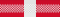 Medaglia commemorativa delle nozze d'argento di S.M. la Regina Margherita II e di S.A.R. il Principe Consorte Enrico (Danimarca) - nastrino per uniforme ordinaria
