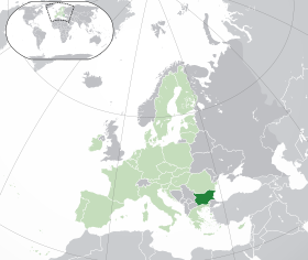 Vendndodhja e Bullgarisë