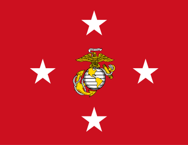 Флаг командующего КМП США