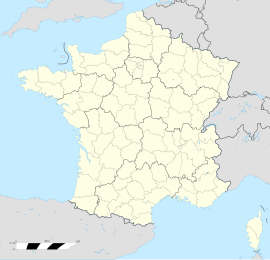 Блањак на карти Француске