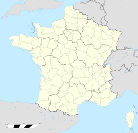 Godanviler na mapi Francuske