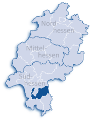 Дармштадт-Дибург на карте