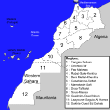 Alternative proposal with Figuig Province in Oriental (2) instead of Drâa-Tafilalet (8)