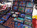 Image 32Hand painted crafts at the Otavalo Artisan Market (from Culture of Ecuador)