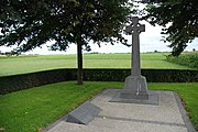 Iers kruis dat herinnert aan de 800 (of 1400?) gesneuvelde Ieren