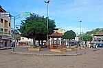 Praça Cônego João Pio, em São José do Goiabal.