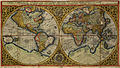 Карта з Orbis Terrarum. Петер Планциус, 1590 г. "Russia Moscouia" - Московська Русь