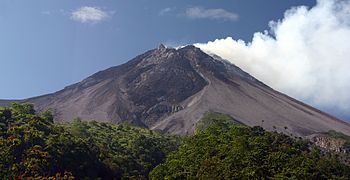 Monte Merapi, Indonesia