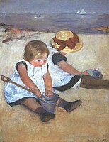 Çimərlikdəki uşaqlar (1884)