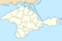 Lobanove is located in Crimea