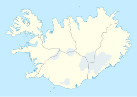 İzlanda üzerinde Reykjavík