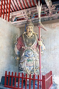 許昌関帝廟の廖化像