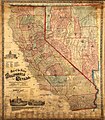 Image 21Map of the States of California and Nevada by SB Linton, 1876 (from Nevada)