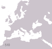 La ekspansio de la Romia Imperio tempe