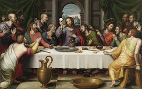 La última cena, de Juan de Juanes (c. 1562)