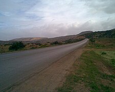 Bacur nell'estremità occidentale di Gebel el-Achdar, vicino a Taucheira).