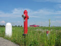 Image 2A fire hydrant in Alkmaar, the Netherlands. Fire hydrants are a source of water provided by most metropolitan communities to enable firefighters to tap into the municipal water supply to assist in extinguishing a fire.