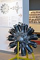 Il motore aeronautico Siemens Halske Sh.IIIa del 1918 esposto al Museo dei Motori