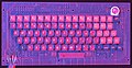 Keyboard PCB X-Ray view.