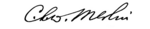 Signature reading "C.L. Merlin", written in a flowing hand.