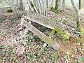 Panneau abandonné signalant la forêt communale de Biencourt-sur-Orge.