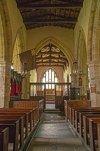 Interior, Holy Trinity, Wensley (June 2018)