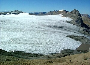 Plaine-Morte-Gletscher von Osten, September 2005