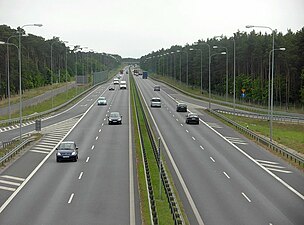 Expressway S5 near Bydgoszcz