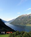 Fjaerland Fjord in Norway.