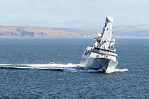 HMS Diamond, a Type 45 guided missile destroyer