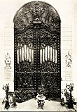 A párizsi 1900. évi kiállításon bemutatott kapu (Budai Vár, megsemmisült).