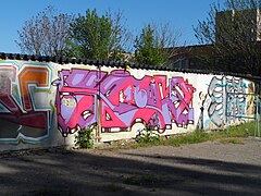 Tag grafiti di Melitopol, Ukraina