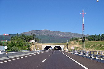 Tunnel at the A27 (Ponte de Lima-Viana do Castelo) motorway