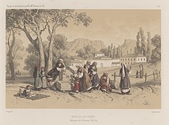 Жозеф-Роз Лемерсье по оригиналу Фероджио. Каралез в Крыму. 1840 год.