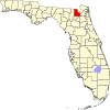 Localização do Condado de Baker (Flórida)