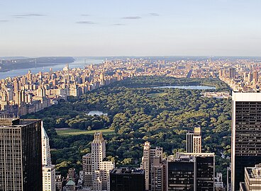 Central Park vidaĵo el Rockefeller Center