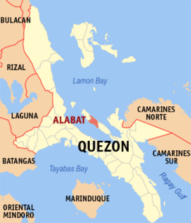 Alabat na Quezon Coordenadas : 14°6'8.14"N, 122°0'48.85"E