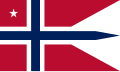 Norvég ellentengernagy rangjelző zászlaja
