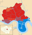 Tower Hamlets 2010 results map