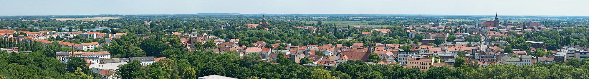 Zicht op Brandenburg an der Havel