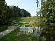 View from the Mülweiher on the dam