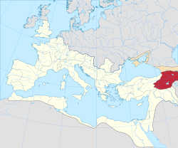 Armenian provinssin alue vuonna 117.